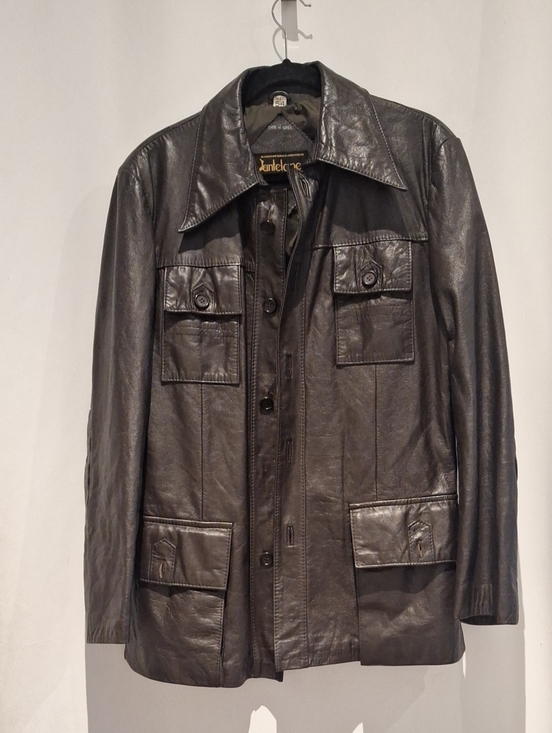 Antelope Other - Antelope Vintage Brown Leather Military-Style Field Jacket